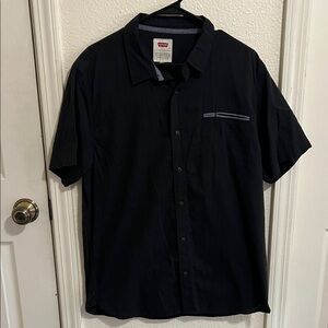 Levi's Men's Black Casual Button Down Shirt